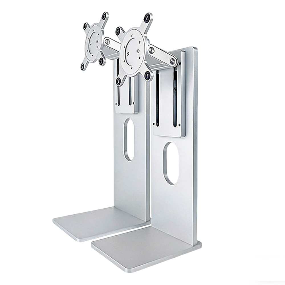 Universal 100x100mm Mount Tilt Height Pivot Aluminum Ergonomic Stand